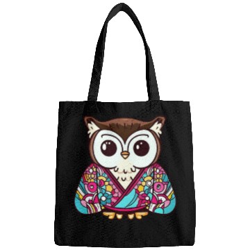 Discover Japanese Kimono owl Bags
