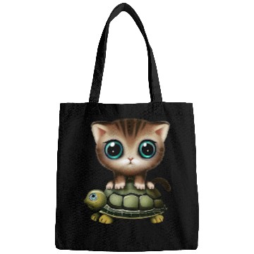 Discover Kitten on turtle Bags