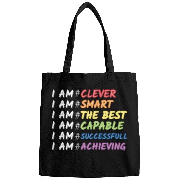 Discover Daily Motivational Affirmation Self Love Quote Bags
