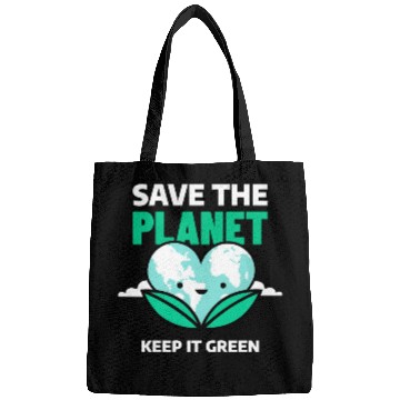 Discover Save The Planet Keep It Green Bags