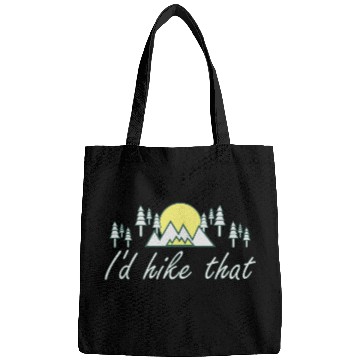 Discover Take a Hike, Hiking Lover, Adventure, Nature. Bags