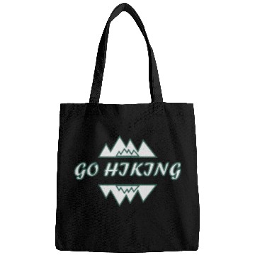 Discover Take a Hike, Hiking Lover, Adventure, Nature. Bags