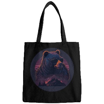 Discover Stylish synthwave Bear Bags