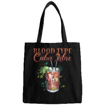 Discover Blood Type Cuba Libre Cocktail Bartender Bags