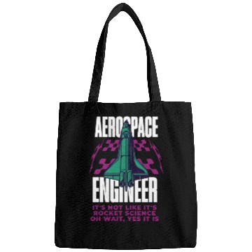 Discover Cool Aerospace Engineer Rocket Scientist Space Bags
