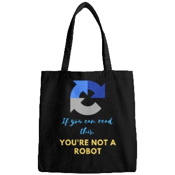 Discover Captcha Code: You're not a robot Bags