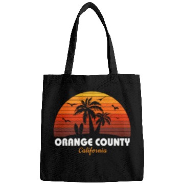 Discover Retro Orange County California Sunset Cool Bags