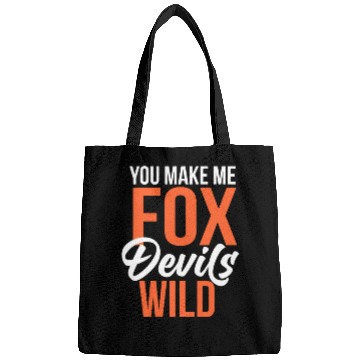 Discover you make fox devils wild geek Bags