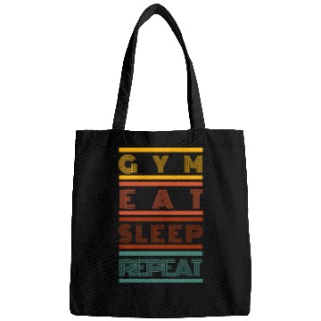 Discover Gym - motivational design Bags