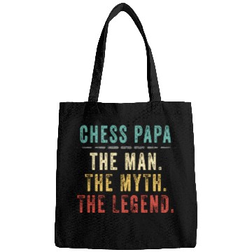 Discover Chess Papa Fathers Day Chess Myth Legend Bags