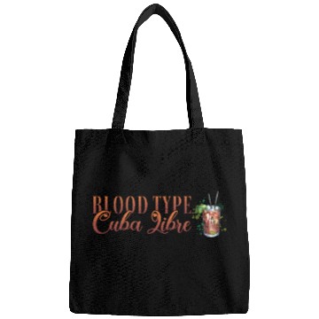 Discover Blood Type Cuba Libre Cocktail Bartender Bags