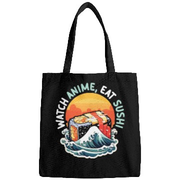 Discover Anime Sushi Lover Nigiri Sashimi Food Manga Otaku Bags