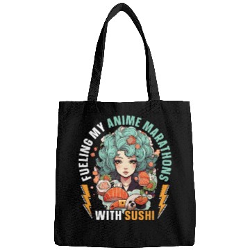 Discover Anime Sushi Lover Nigiri Sashimi Food Manga Otaku Bags