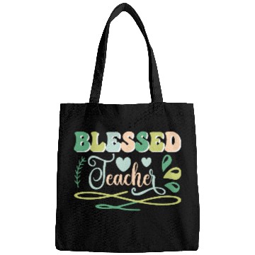Discover Blessed Teacher Back to School Design Bags
