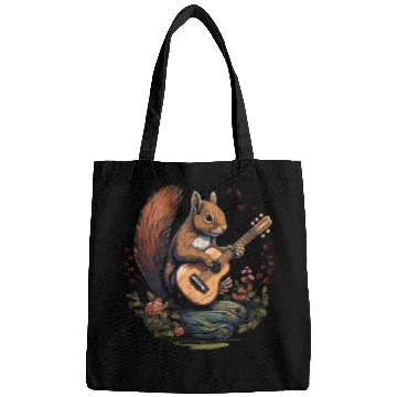 Discover Squirrel playing a guitar Bags
