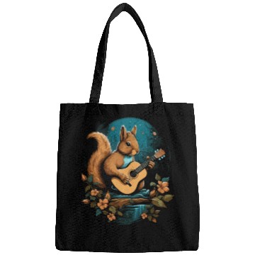 Discover Squirrel playing a guitar Bags