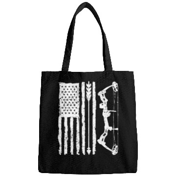 Discover Outdoor Hunting Arch US Flag Bow Arrow Target Bags