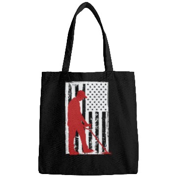 Discover Patriotic US Flag Metal Detectorist Bags