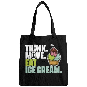 Discover Funny Board Game Enthusiast For Ice Cream Lover Bags