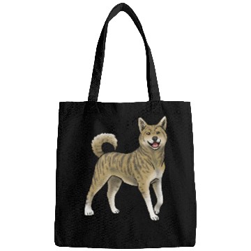 Discover Dog Korean Jindo Brindle Bags