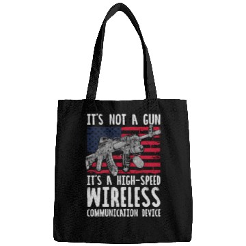 Discover It's Not A Gun It's A Wireless Communication Devic Bags