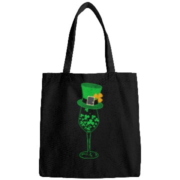 Discover Irish Green Shamrock St Patrick's Day Wine Drinkin Bags