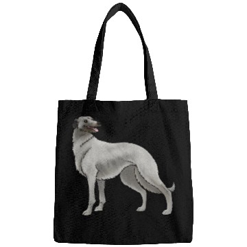 Discover Dog Scottish Deerhound Light Gray Bags