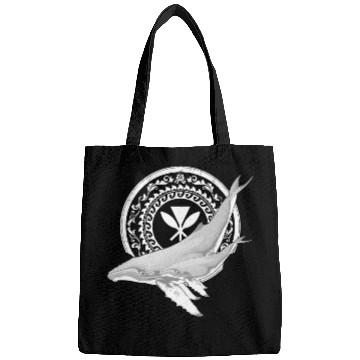 Discover Kanaka Maoli humpback whale Bags