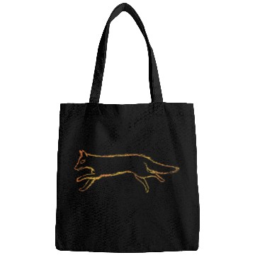Discover Running Red Fox Logo Bags