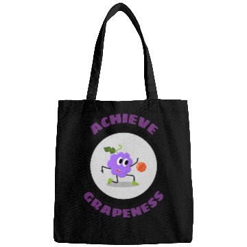 Discover Achieve Grapeness Grape Pun Bags