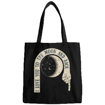 Discover I Love You To The Moon And Back Bags