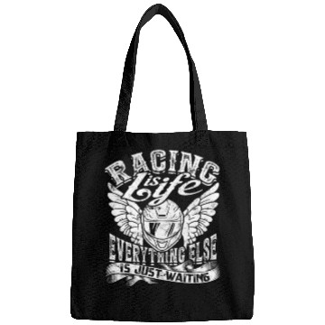 Discover Racing is Life, Everything Else Just Waiting - Bags