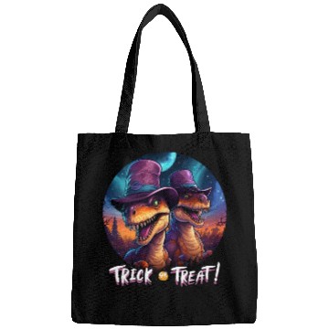 Discover Halloween Dinosaur Velociraptor Trick or Treat Bags