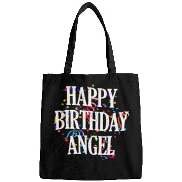 Discover Happy Angel First Name Colorful Bday Bags