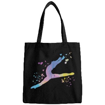 Discover Ballet Dancer Colorsplash Man Ballerino Bags