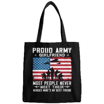 Discover Proud US Army Girlfriend Bags