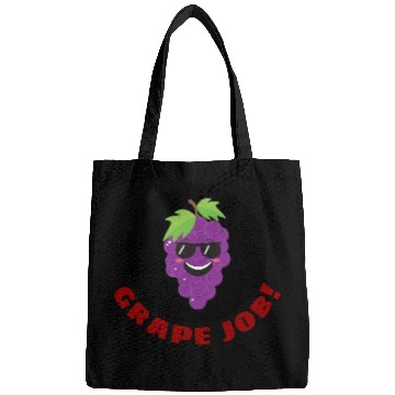 Discover Grape Job Grape Pun Bags