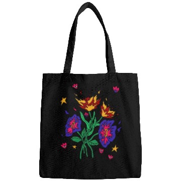 Discover Flaming Floral Dreams Bags