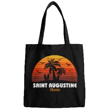 Discover Retro Saint Augustine Florida Sunset Cool Vintage Bags