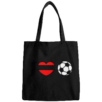 Discover Monogram logo soccer heart Bags
