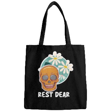 Discover Rest In peace Halloween Day NFT Art Bags