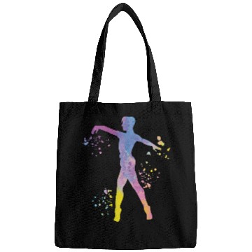 Discover Ballet Dancer Colorsplash Man Ballerino Bags