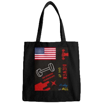 Discover never give up Bags