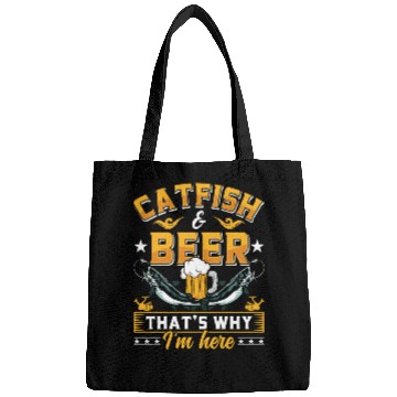 Discover Catfish and Beer that's why I'm here Catfishes Bags