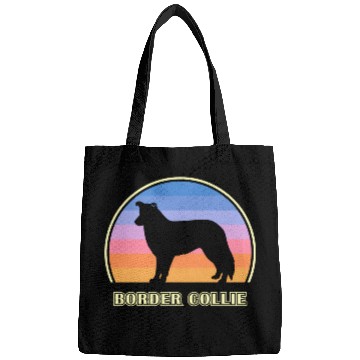 Discover Border Collie Sunset Dog Bags