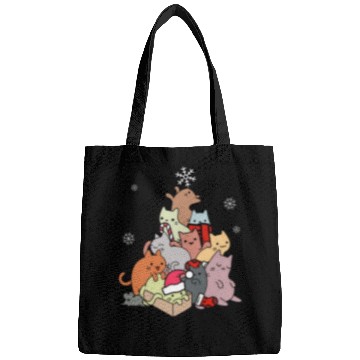 Discover Winter Cat Mountain Or Tree Bags