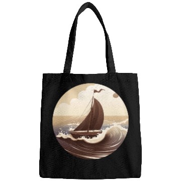 Discover Chocolate Sailboat at Sunset Bags
