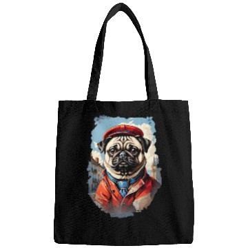 Discover Pug's British Adventure Bags