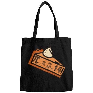 Discover Cute Pie Pi Symbol For Pi Day Bags