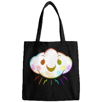 Discover Colorful Rainbow Cloud Lgbtq Lesbian Gay Pride Bags
